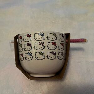 Hello Kitty White Bowl